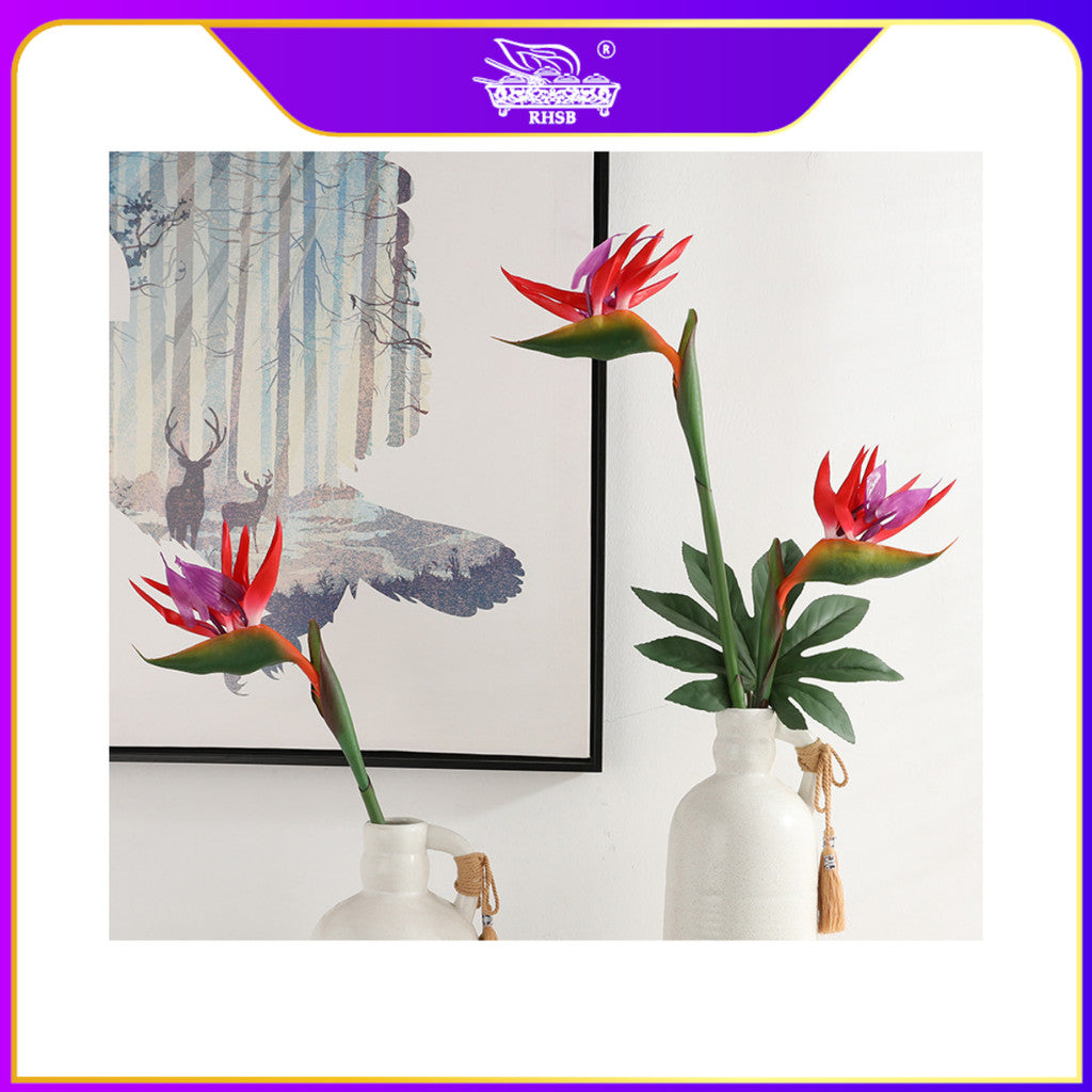 ARTIFICIAL BIRD OF PARADISE/ BUNGA HIASAN/ WEDDING DECORS/ HOME DECORS/ ANTHURIUM/ LARGE GREEN PLANT/ AF1933-AF1937