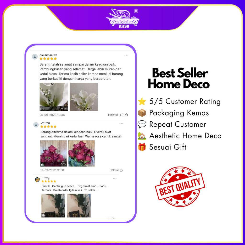 ARTIFICIAL BIRD OF PARADISE/ BUNGA HIASAN/ WEDDING DECORS/ HOME DECORS/ ANTHURIUM/ LARGE GREEN PLANT/ AF1933-AF1937