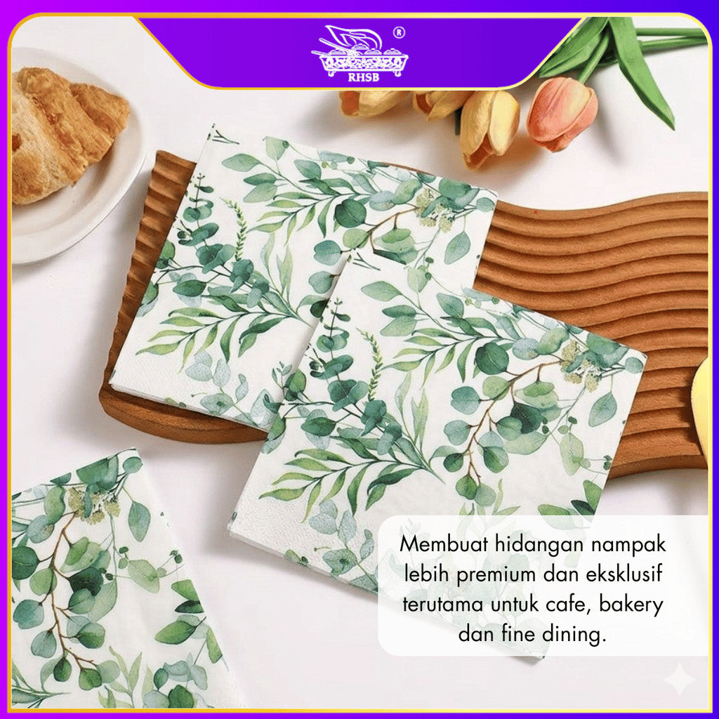 [P20P] Doorgift Majlis & Kenduri | Tisu Decoupage Premium 20pcs/Pek | Napkin Floral | DIY Hiasan Kraf GF6409-GF6418