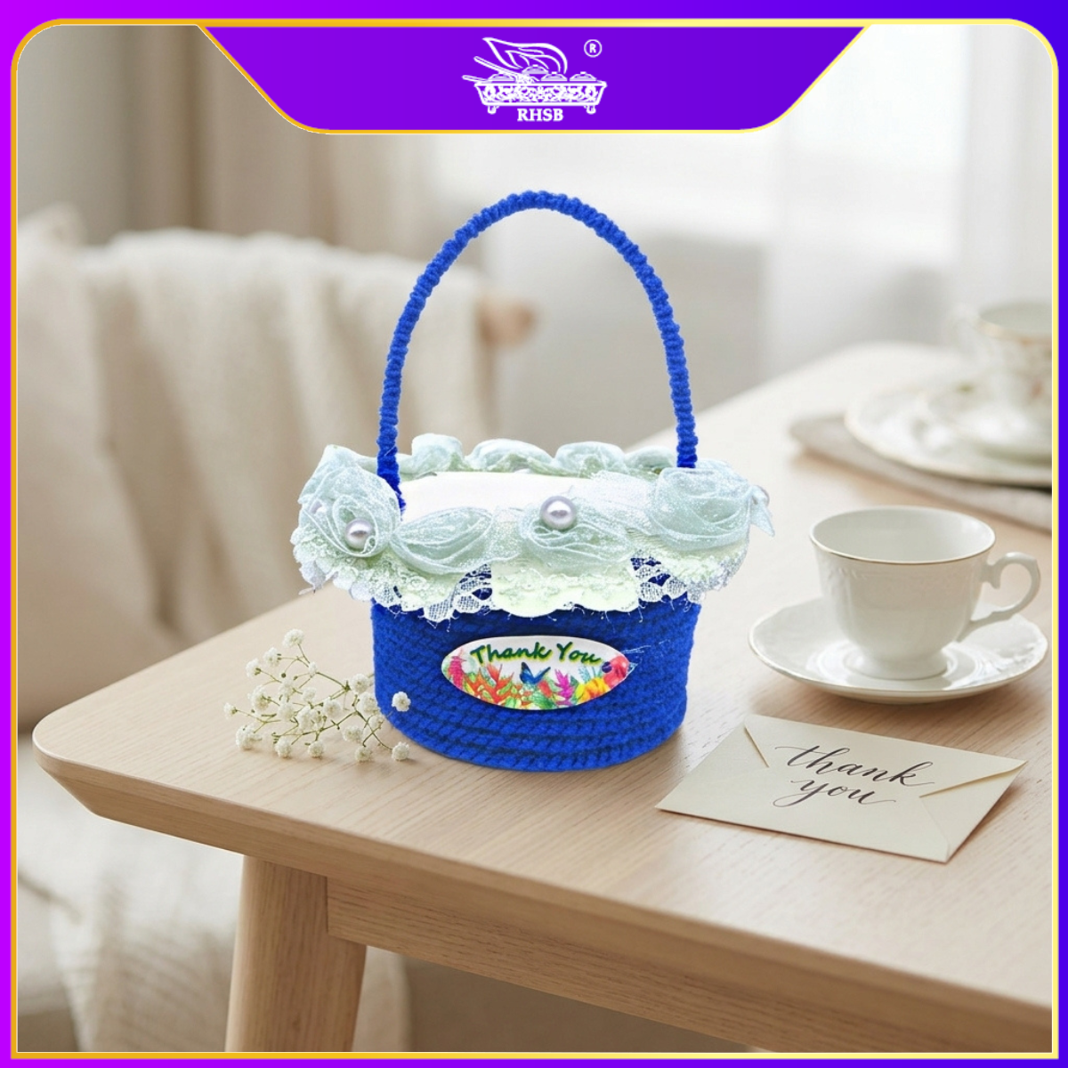 [1 PC] PROMOSI  DOORGIFT BASKET MINI/ BEKAS GULA-GULA /WEDDING DOORGIFT /DOORGIFT CANDY / BEKAS COKLAT GF6148