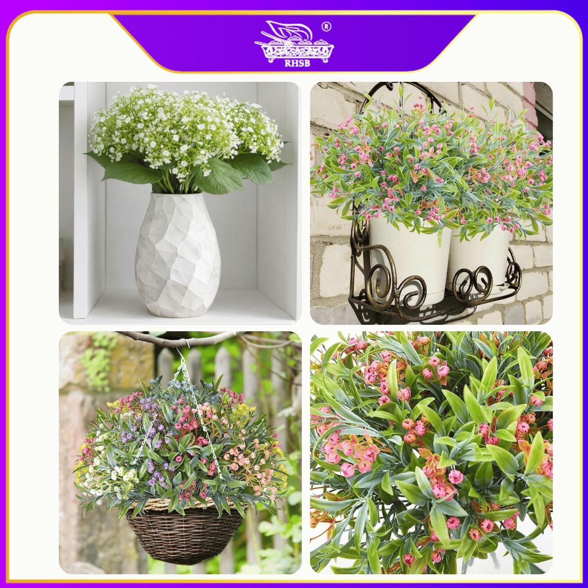 [1 PC] Artificial Baby Breath | Hand Bouquet | Bunga Tangan | Bunga Hiasan | Artificial Flower | AF10054