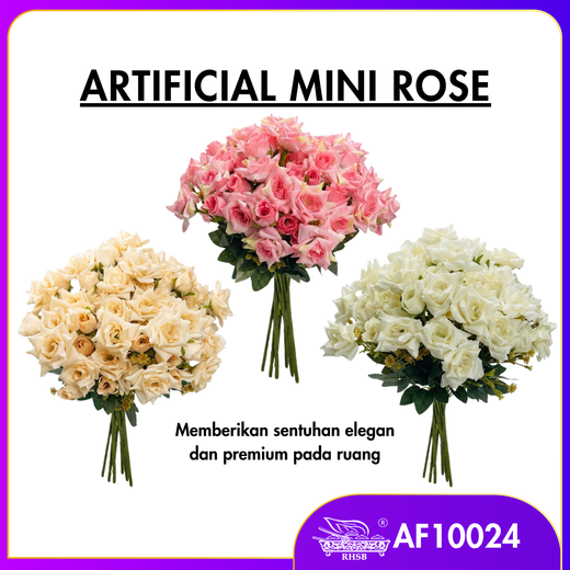 [1 PC] Mni Peony Rose | Hand Bouquet | Bunga Peony | Bunga Hiasan | Artificial Flower | Hiasan Dulang Hantaran | AF10024
