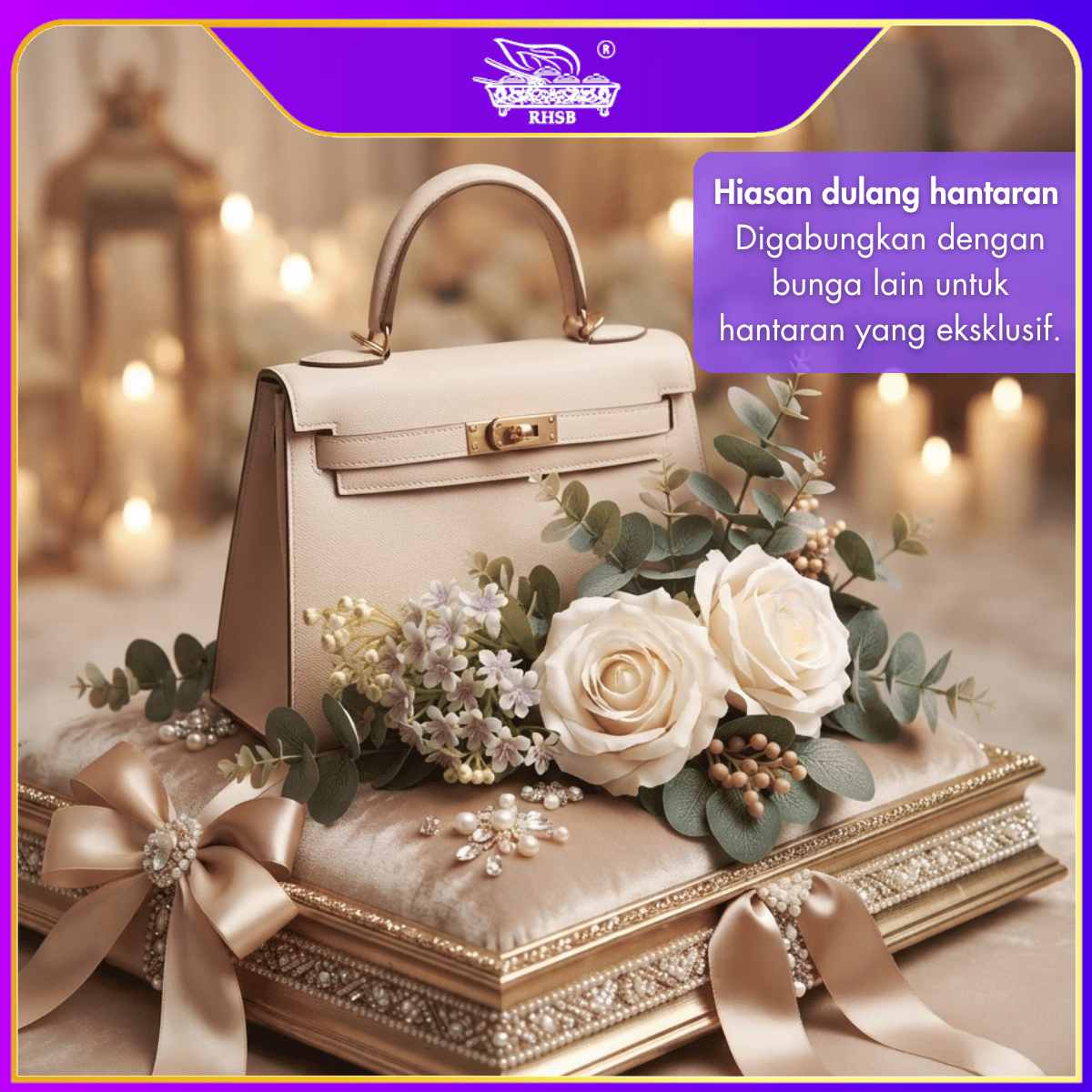 [1 PC] Bunga Rose | Bunga Hiasan | Bunga Ros | Bunga Hantaran | Artificial Rose Flower | AF10003-AF10004