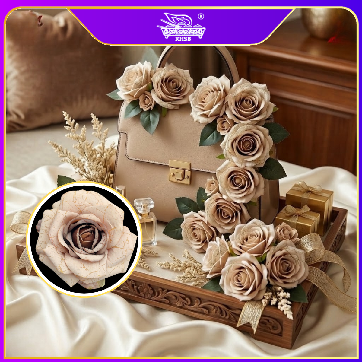 [1 PC] Artificail Rose 42cm | Bunga Ros Gubahan AF10007