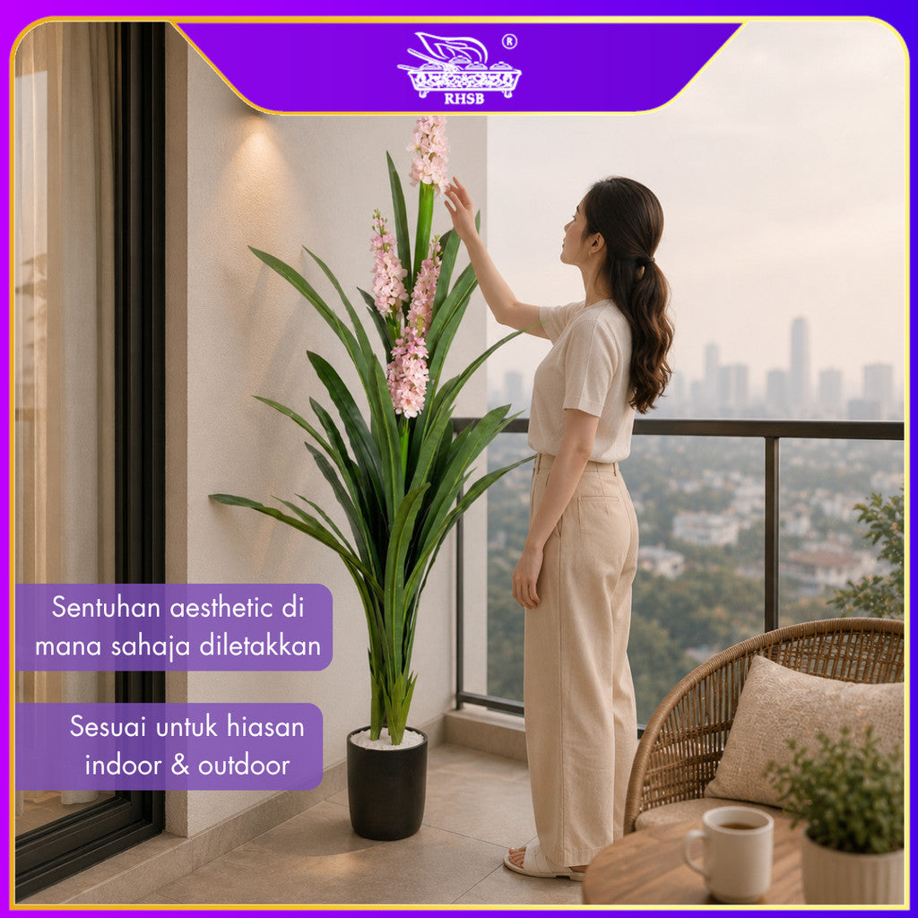 [1PC] Pokok Snapdragon Gladiolus Tiruan 170CM Viral 🌸 | Bunga Artificial Tinggi Premium | Ready Stock Hiasan Rumah Murah PLANT7336