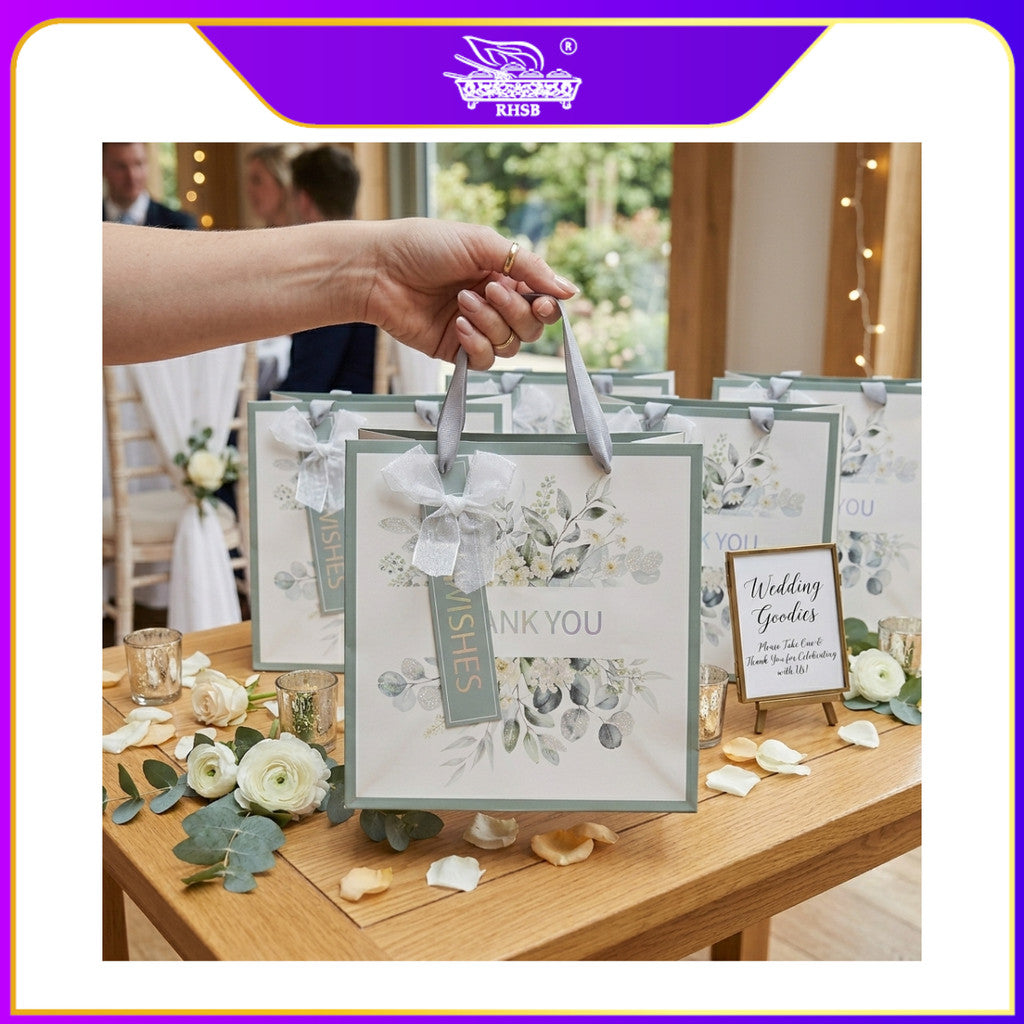 [1PC] Paper Bag Tingkap Transparent Putih | Beg Kertas Tingkap | Doorgift Kahwin Hantaran Jamuan PB3199