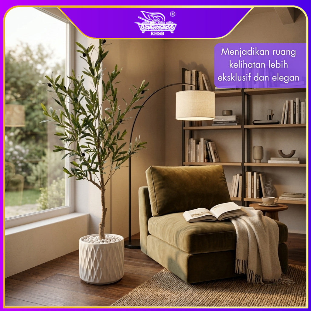 [1PC] PREMIUM POKOK HIASAN VIRAL / OLIVE TREE / POKOK OLIVE / ARTIFICIAL PLANT / PLANT7331-7332