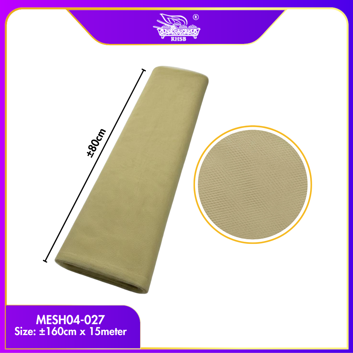 [P15M] Mesh Net Bridal Fabric | Soft Net Rough Tulle Fabric | Organza Hamper Wrapper | Tutu Kain Net Halus Kain Lembut Kain Net Kasar MESH04