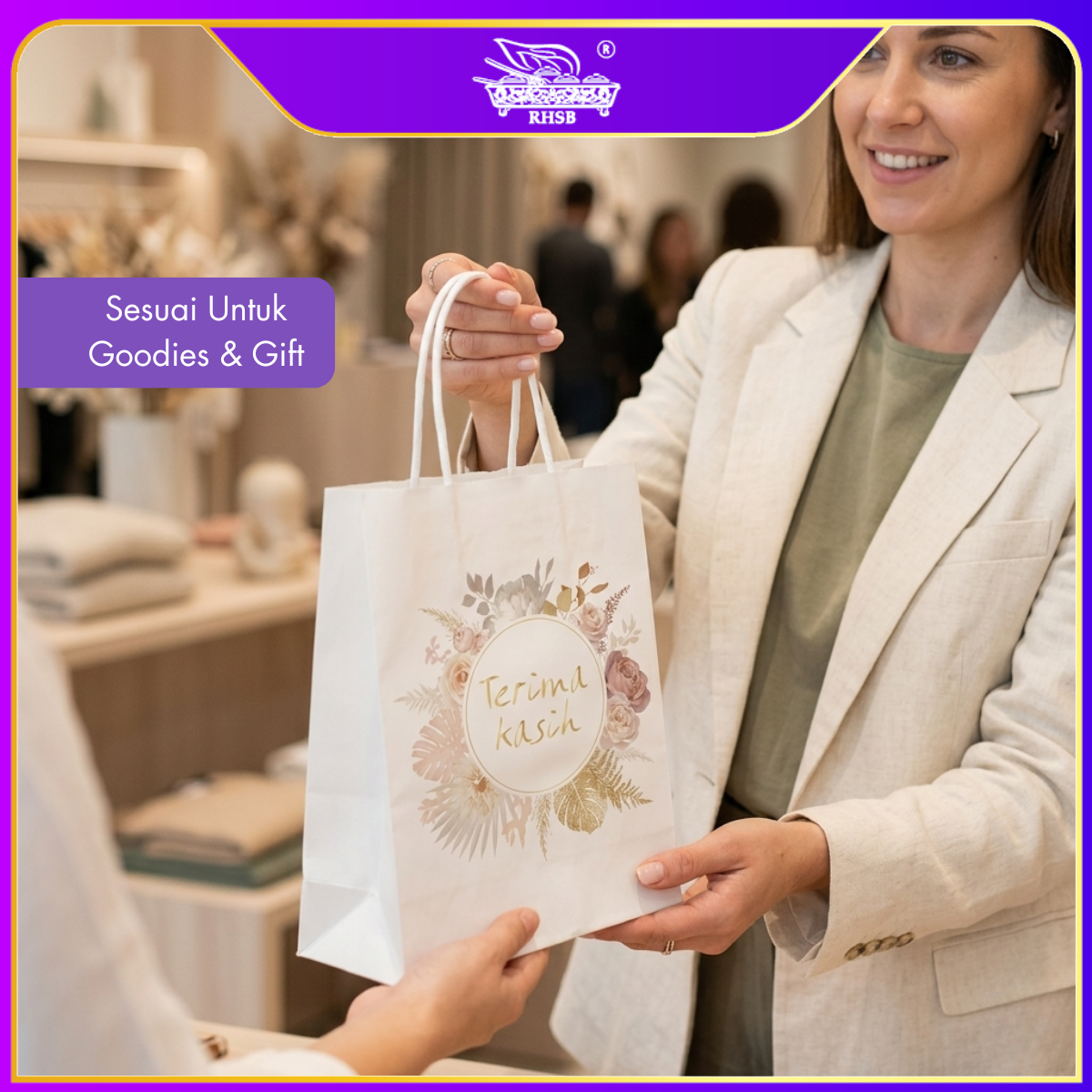 [P10P]  XXXL PAPER BAG / BAG MURAH / BAG JAMUAN / GOODIES BAG / DOORGIFT BAG / BEG KAHWIN / PB3201-PB3204