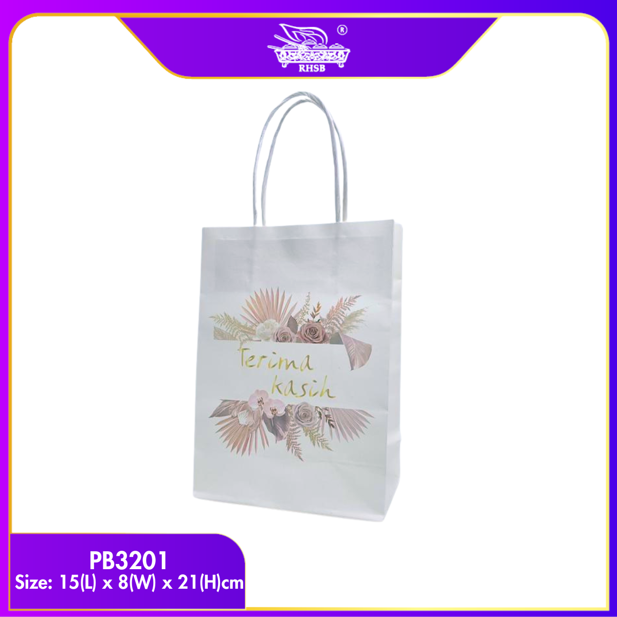[P10P]  XXXL PAPER BAG / BAG MURAH / BAG JAMUAN / GOODIES BAG / DOORGIFT BAG / BEG KAHWIN / PB3201-PB3204