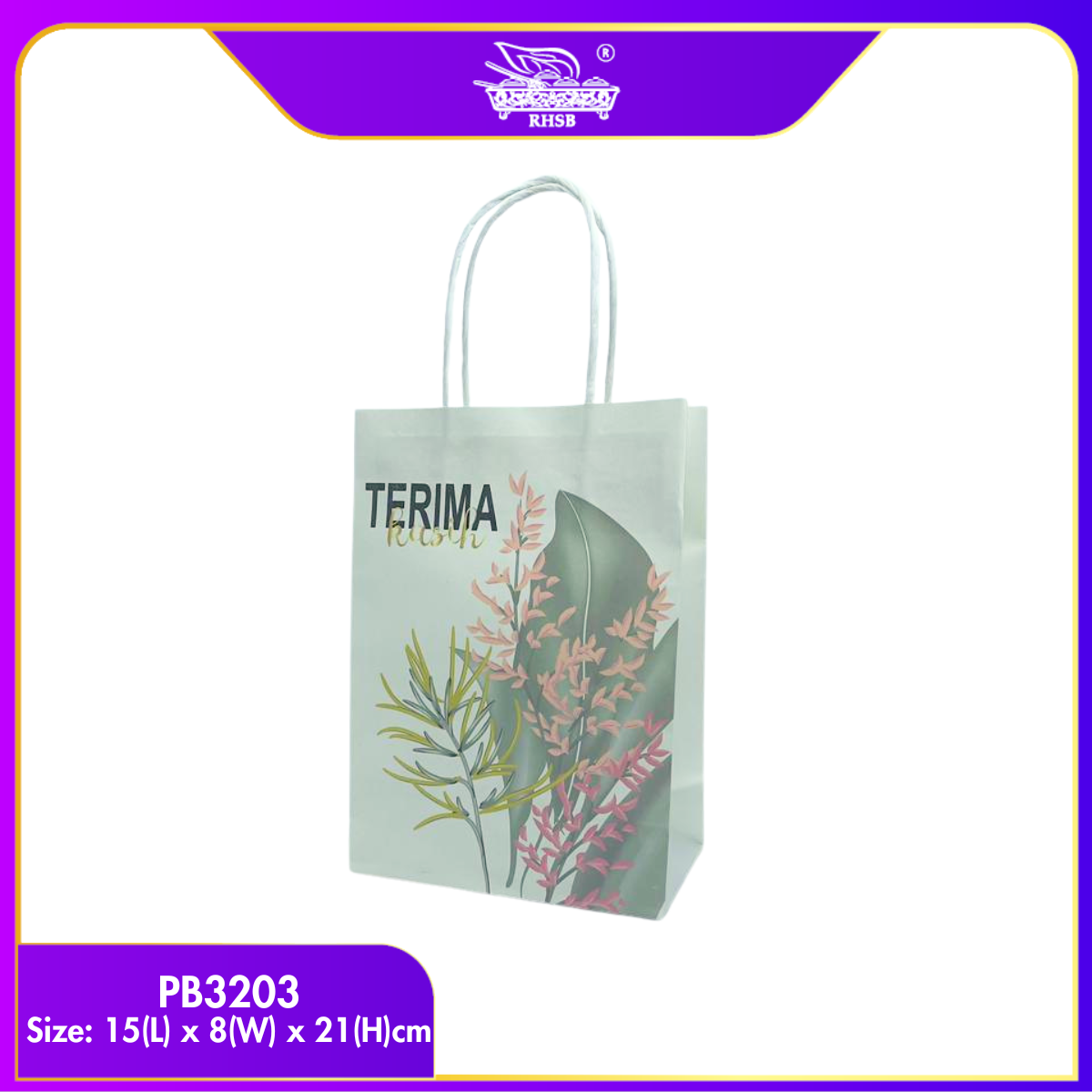 [P10P]  XXXL PAPER BAG / BAG MURAH / BAG JAMUAN / GOODIES BAG / DOORGIFT BAG / BEG KAHWIN / PB3201-PB3204