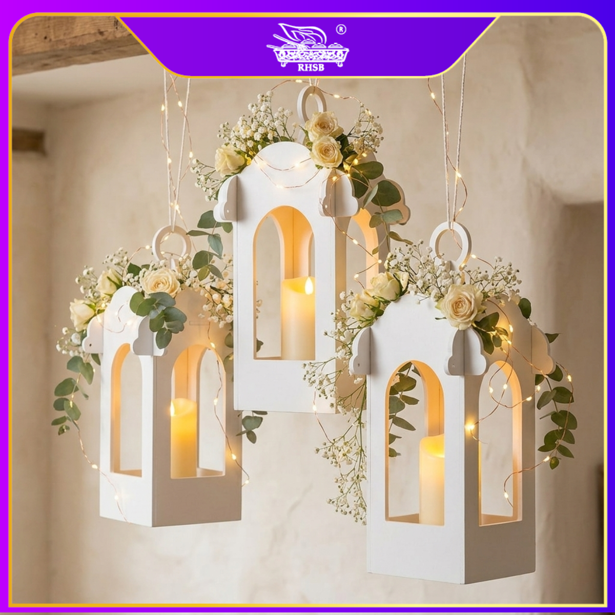 [1 PC] CANDLE STAND LANTERN | HOME OFFICE WEDDING DECORATION CS-85