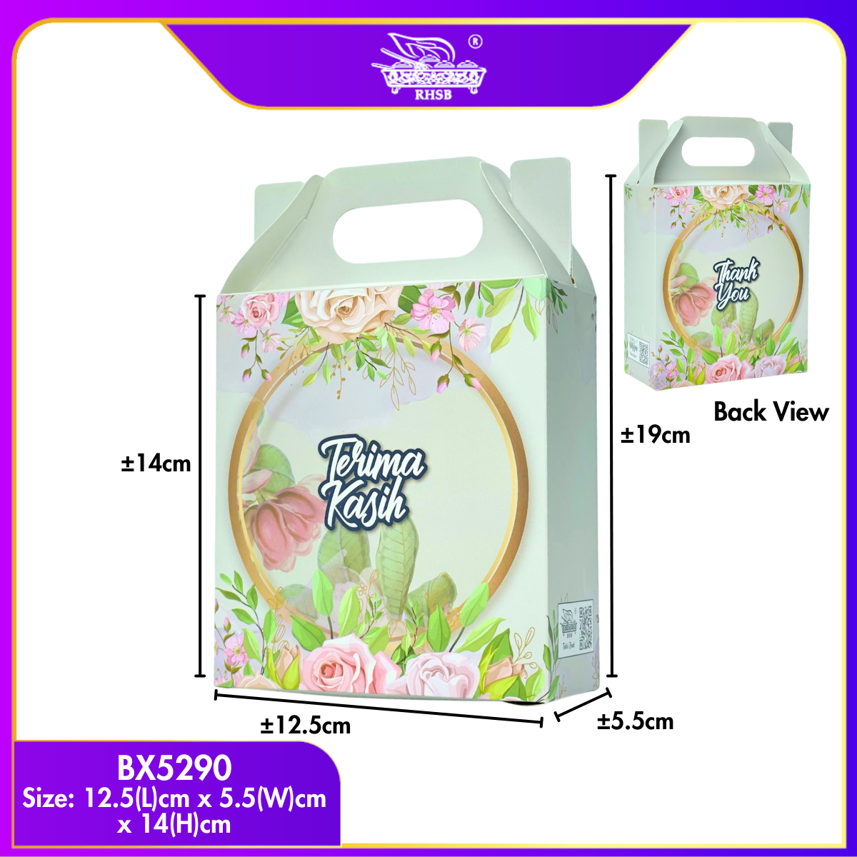 [P50P] BAHULU BOX / DOORGIFT BOX / GOODIES BOX / WEDDING SOUVENIR BOX / KOTAK KAHWIN / DOORGIFT KAHWIN / KOTAK BAHULU BX5289-BX5297 [1/10/20]