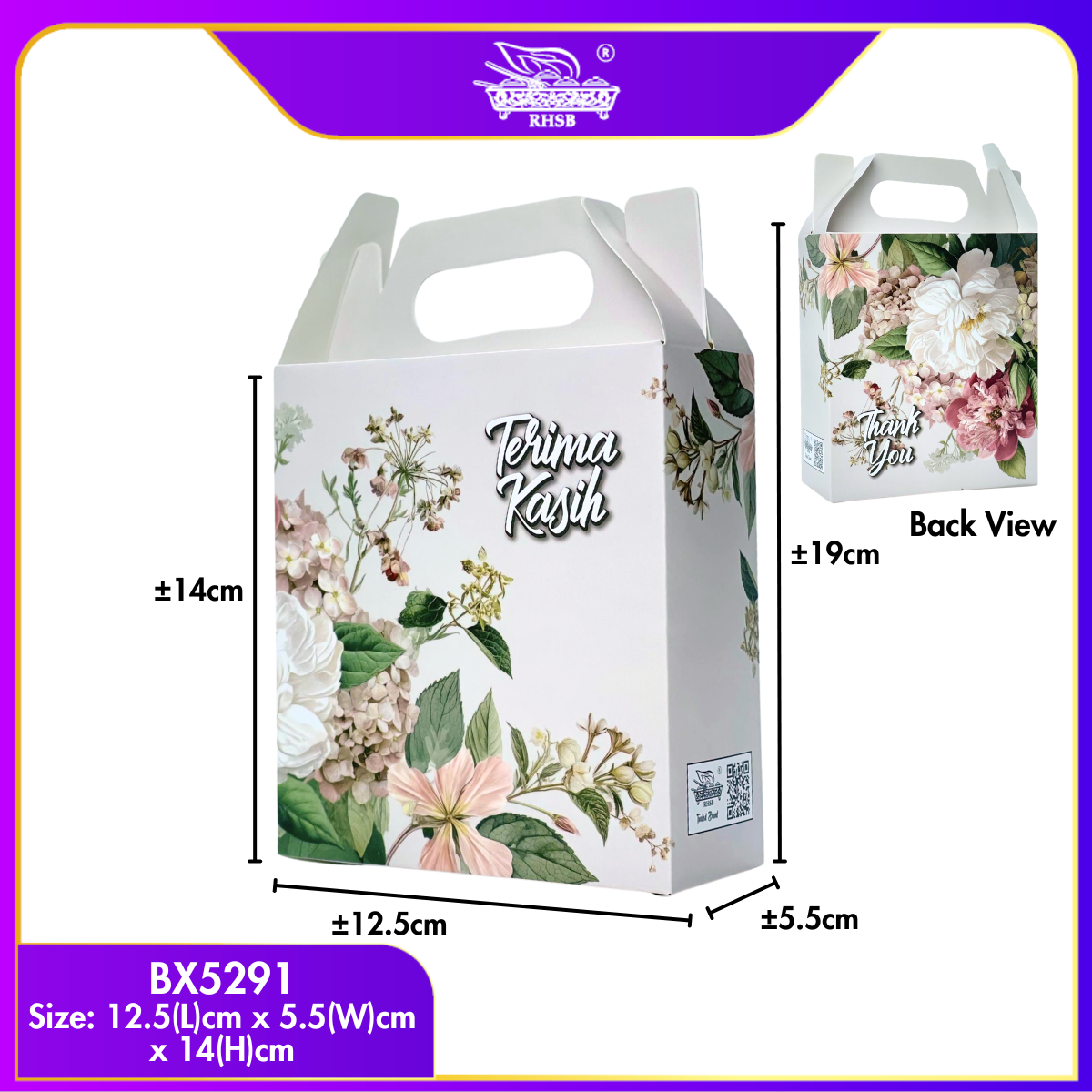 [P50P] BAHULU BOX / DOORGIFT BOX / GOODIES BOX / WEDDING SOUVENIR BOX / KOTAK KAHWIN / DOORGIFT KAHWIN / KOTAK BAHULU BX5289-BX5297 [1/10/20]