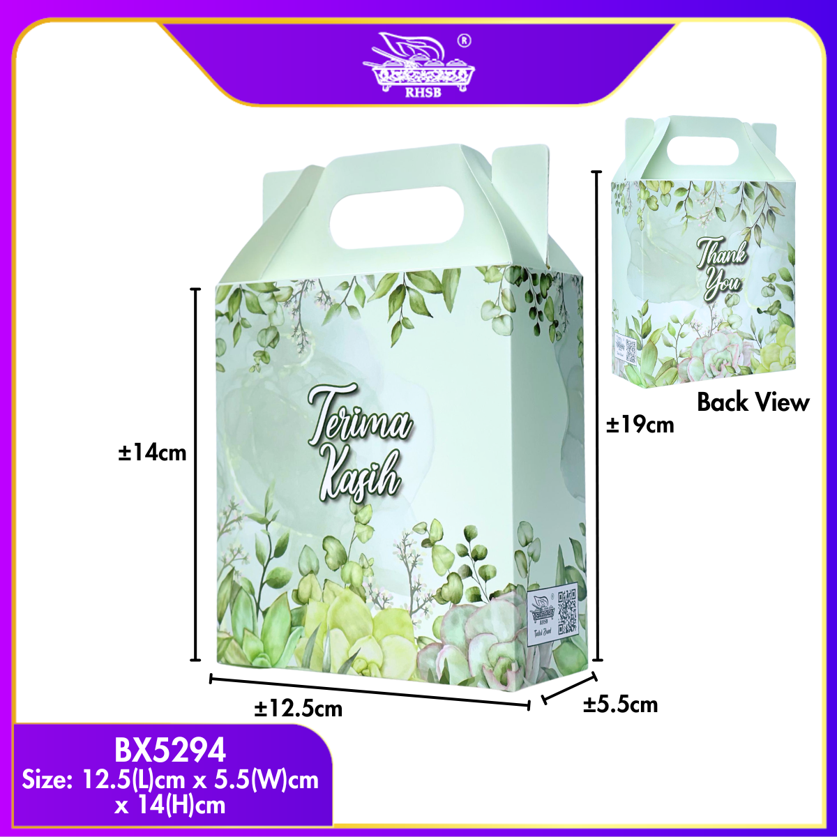 [P50P] BAHULU BOX / DOORGIFT BOX / GOODIES BOX / WEDDING SOUVENIR BOX / KOTAK KAHWIN / DOORGIFT KAHWIN / KOTAK BAHULU BX5289-BX5297 [1/10/20]