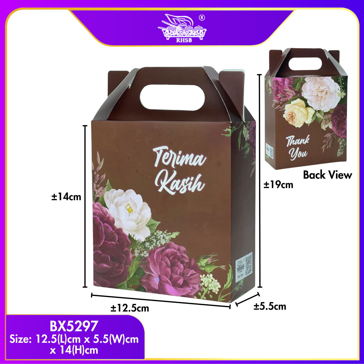 [P50P] BAHULU BOX / DOORGIFT BOX / GOODIES BOX / WEDDING SOUVENIR BOX / KOTAK KAHWIN / DOORGIFT KAHWIN / KOTAK BAHULU BX5289-BX5297 [1/10/20]