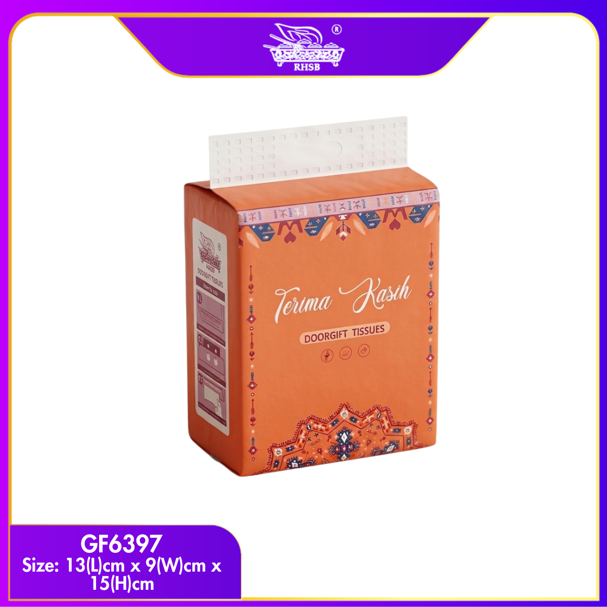 [30 PKT] Tisu Muka Gantung 4 Ply Tebal 680 Helai | Tisu Kenduri Saiz Besar | Sesuai Doorgift Kahwin