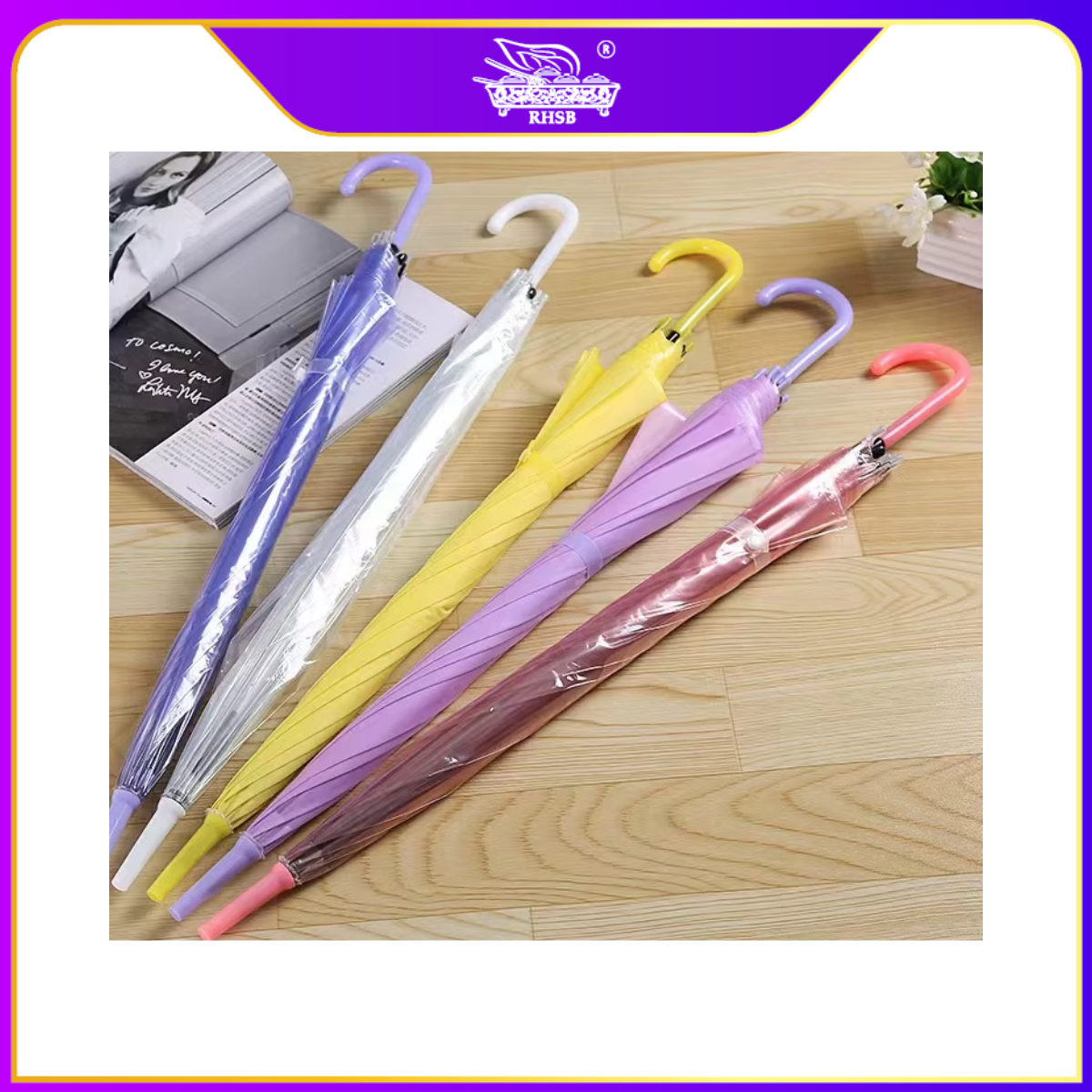 [1 PC] SEMI AUTOMATIC FROSTED UMBRELLA / SOFT SWEET PASTEL UMBRELLA / MACARON UMBRELLA COLOUR VERSION / PAYUNG HD-UM514