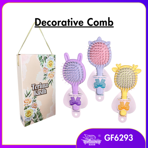[1 PC] DOORGIFT SIKAT RAMBUT/ MINI HAIR COMB/ ADULT CHILDREN KIDS HAIR BRUSH/ AIR CUSHION COMB/ DOORGIFT KAHWIN MURAH/GF6293