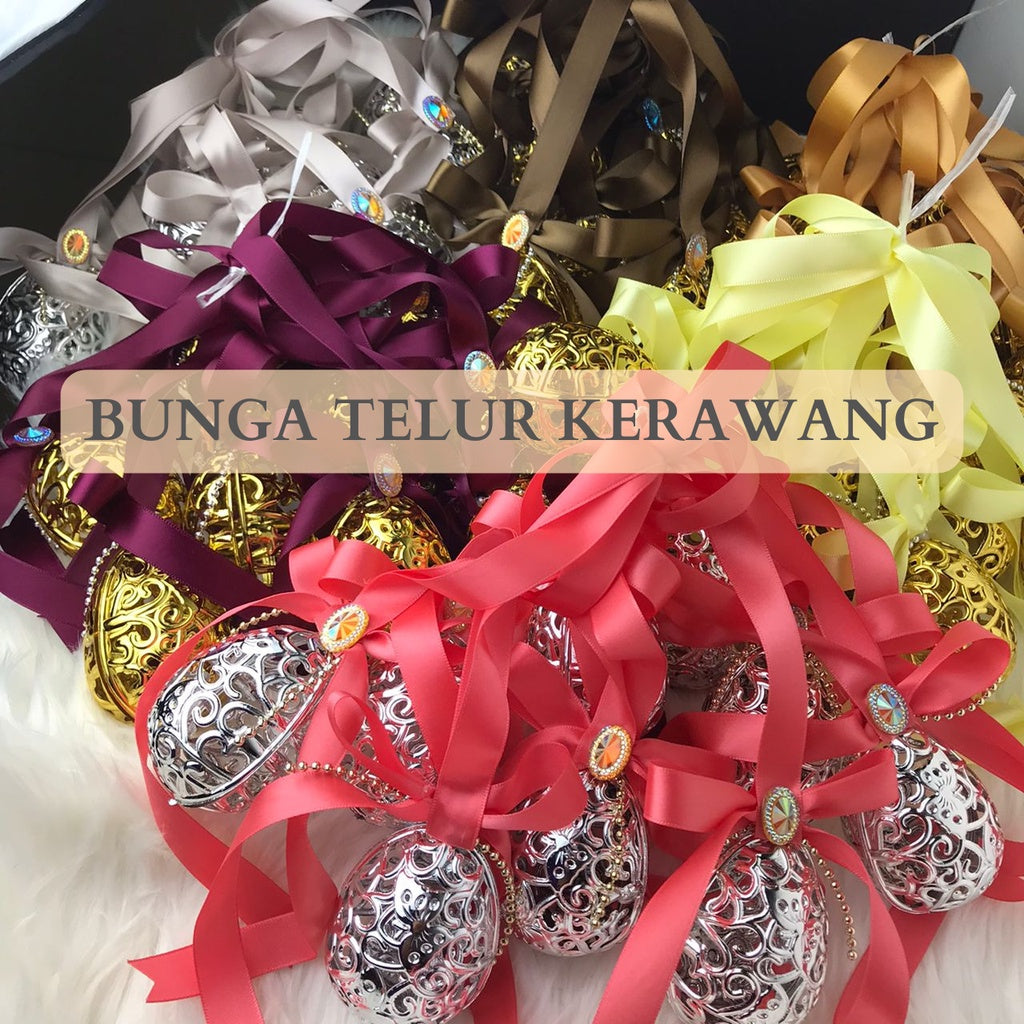 [1PC] BUNGA TELUR KERAWANG/ DOORGIFT BEKAS COKLAT/ BEKAS GULA-GULA /DOORGIFT BEKAS SABUN BUNGA /GIFT 6160-6178