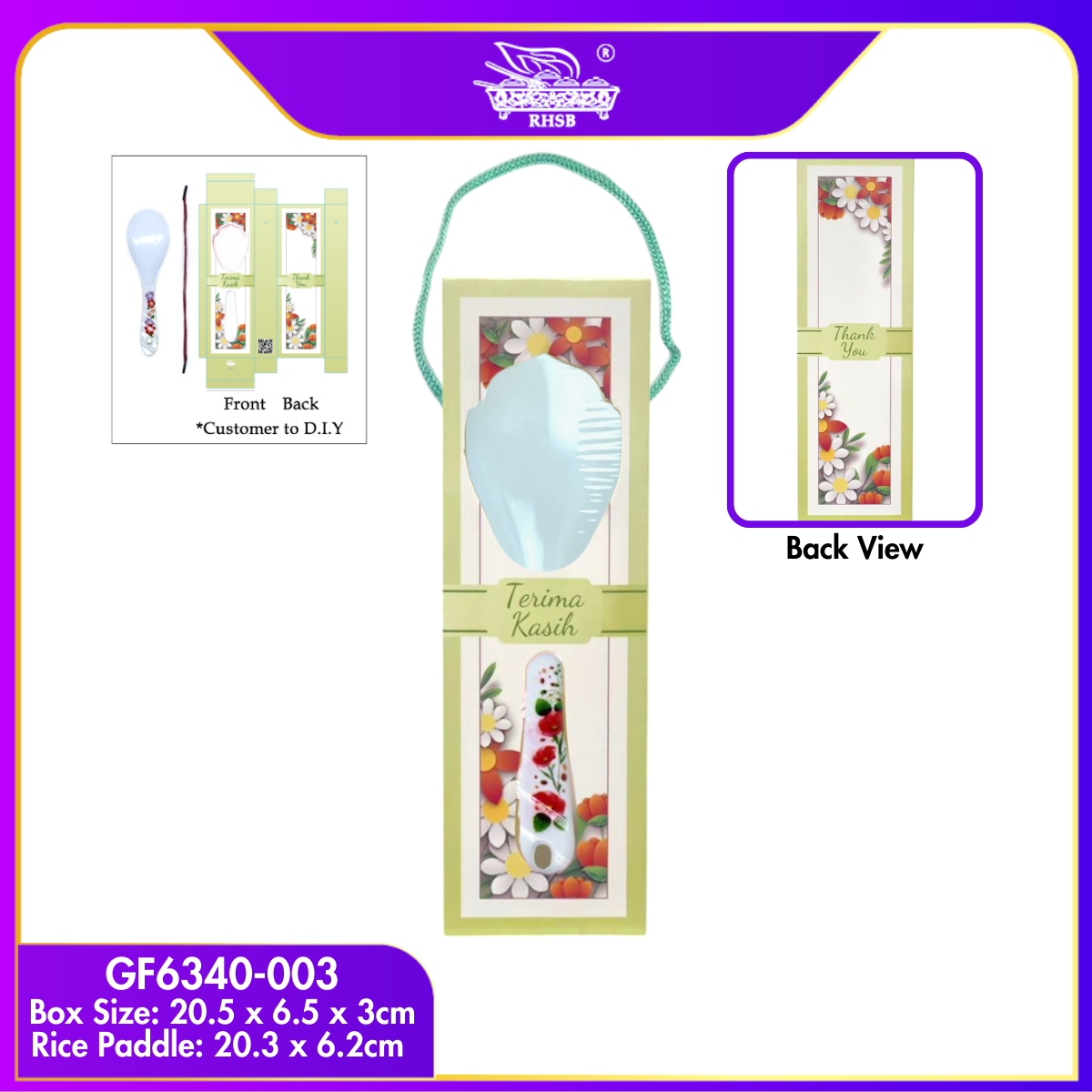 [10 SET] DOORGIFT SENDUK NASI / KENDURI KAHWIN /DOORGIFT HANTARAN /VIP SOUVENIR/ WEDDING GIFT / PLASTIC RICE SPOON GF6281-GF6340