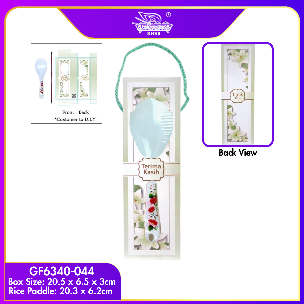 [10 SET] DOORGIFT SENDUK NASI / KENDURI KAHWIN /DOORGIFT HANTARAN /VIP SOUVENIR/ WEDDING GIFT / PLASTIC RICE SPOON GF6281-GF6340