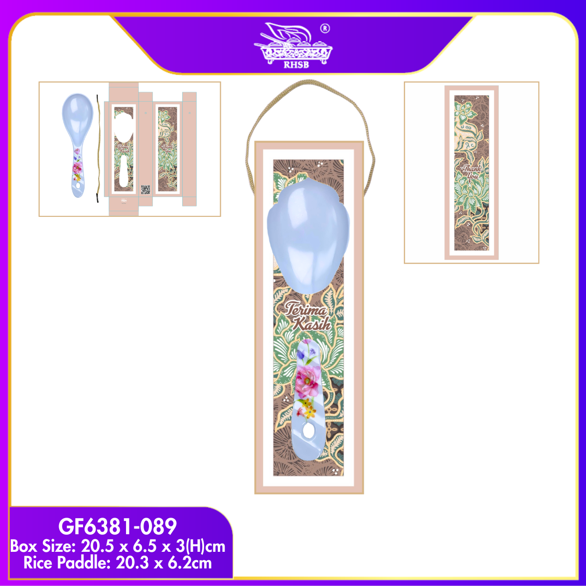 [10 SET] DOORGIFT SENDUK NASI / KENDURI KAHWIN /DOORGIFT HANTARAN /VIP SOUVENIR/ WEDDING GIFT / PLASTIC RICE SPOON GF6281-GF6340