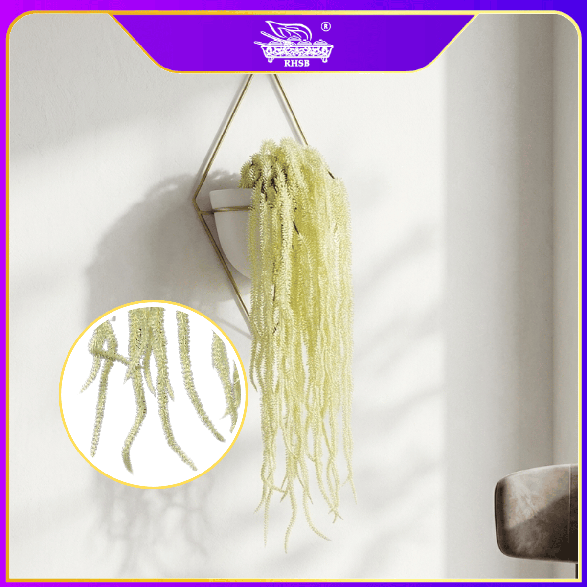 [1 PC]  Artificial Hanging Amaranthus Vine 79cm |Daun Tiruan Gantung Amaranthus | Hiasan Rumah Pelamin  Vertical Garden LF4617-LF4618