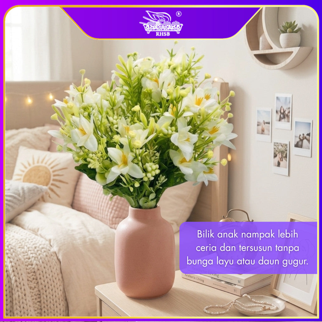 [1PC] ARTIFICIAL DAISY BUSH / DAISY GERBERA / BUNGA DAISY / BUNGA HIASAN / FLOWER BOUQUET / AF10053