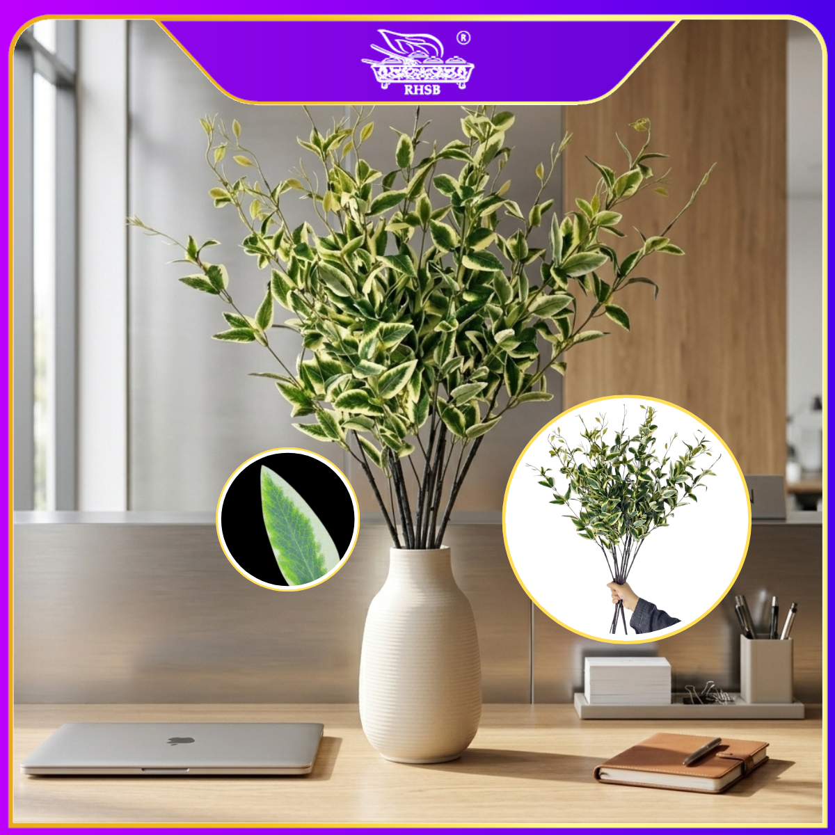 [1 PC] Artificial Leaf 88cm | Daun Hiasan  LF4615