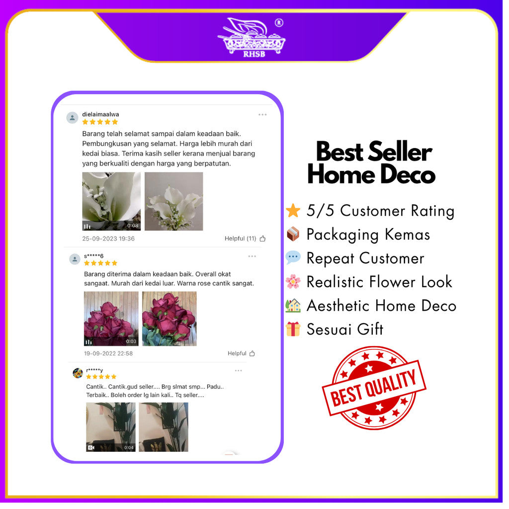 [1 PC] ARITFICIAL BABY BREATH / HAND BOUQUET / BUNGA BABY BREATH / BUNGA HIASAN / ARTIFICIAL FLOWER / FLOWER AF1966