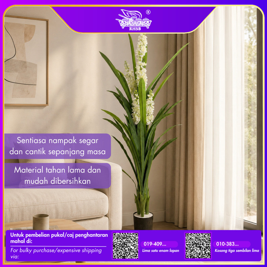 [1PC] Pokok Snapdragon Gladiolus Tiruan 170CM Viral 🌸 | Bunga Artificial Tinggi Premium | Ready Stock Hiasan Rumah Murah PLANT7336