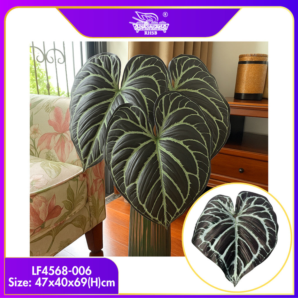 [1 PC] Premium Artificial Green Plant / Pokok Hiasan Daun Tiruan / Monstera Philodendron Fake Plant for Home Wedding Decor LF4568