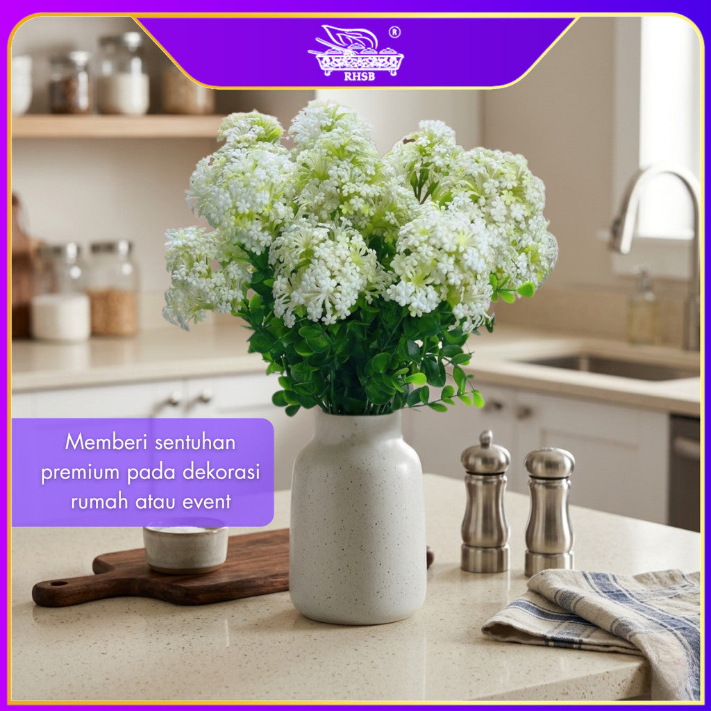 [1 PC] SPRING GRASS LILY / ARTIFICIAL LEAVES / DAUN HIASAN / HOME DECORATION / ARTIFICIAL PLANT / AF1878-1879