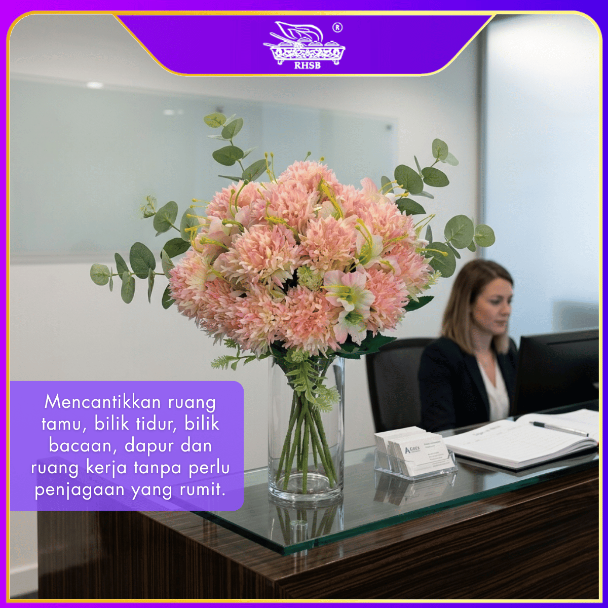 [1 PC] Artificial Chrysanthemum | Bunga Mum | Artificial Flower | Bunga Hiasan | Mum Flower | Wedding Decor | AF10021