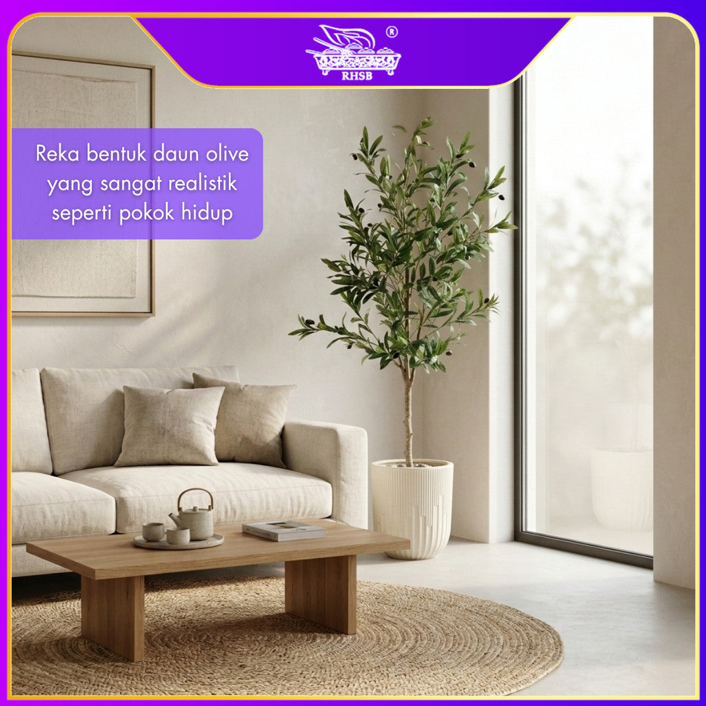 [1PC] PREMIUM POKOK HIASAN VIRAL / OLIVE TREE / POKOK OLIVE / ARTIFICIAL PLANT / PLANT7331-7332