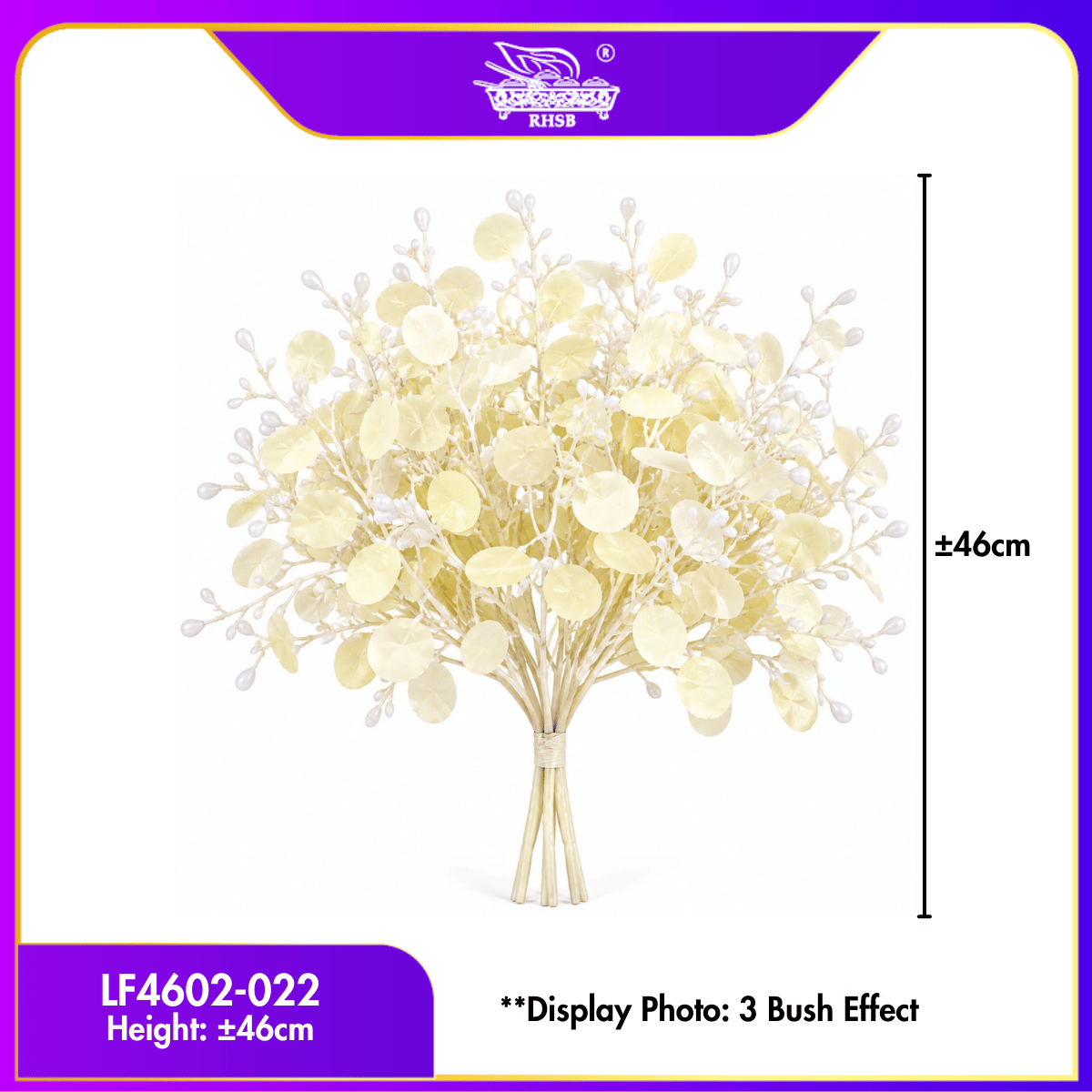 [1PC] Artificial Eucalyptus Branch Money Leaf | Faux Flower | Wedding Party Decor LF4602