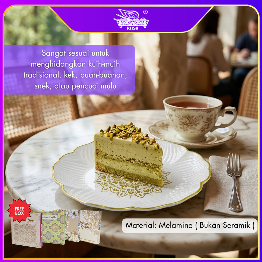 [10 SET] 7 INCH DOORGIFT MANGKUK BUNGA/ DOORGIFT VIP/FLOWER SHAPE PLATE/CENDERAHATI KAHWIN TUNANG/PINGGAN MANGKUK/SOUVENIR HADIAH GF6314-GF6376