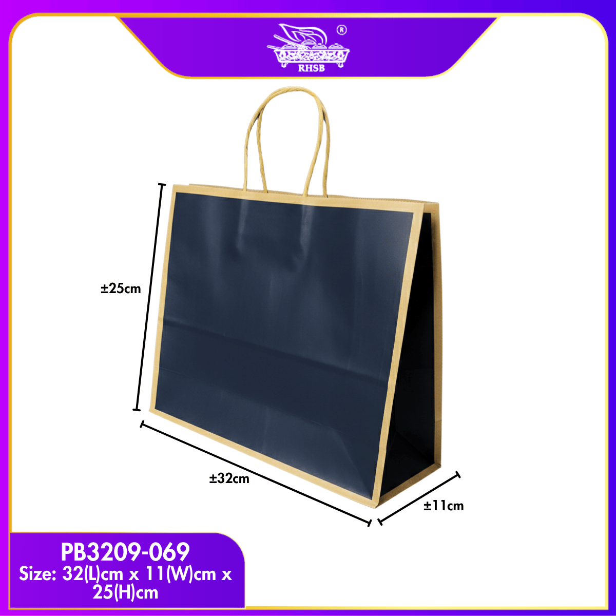 [10 PCS] CRAFT PAPER BAG WITH HANDLE/ WEDDING GIFT BAG/ DOORGIFT BAG/GOODIES BAG /RECYCLABLE BAG/ BEG MURAH/ BAG JAMUAN