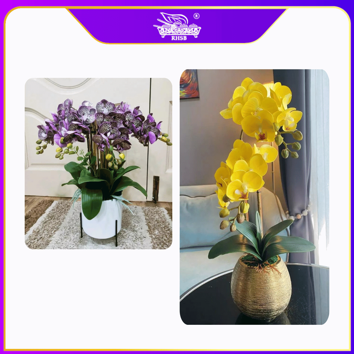 [1PC] Artificial Butterfly Orchid | Bunga Orkid 3D AF10078