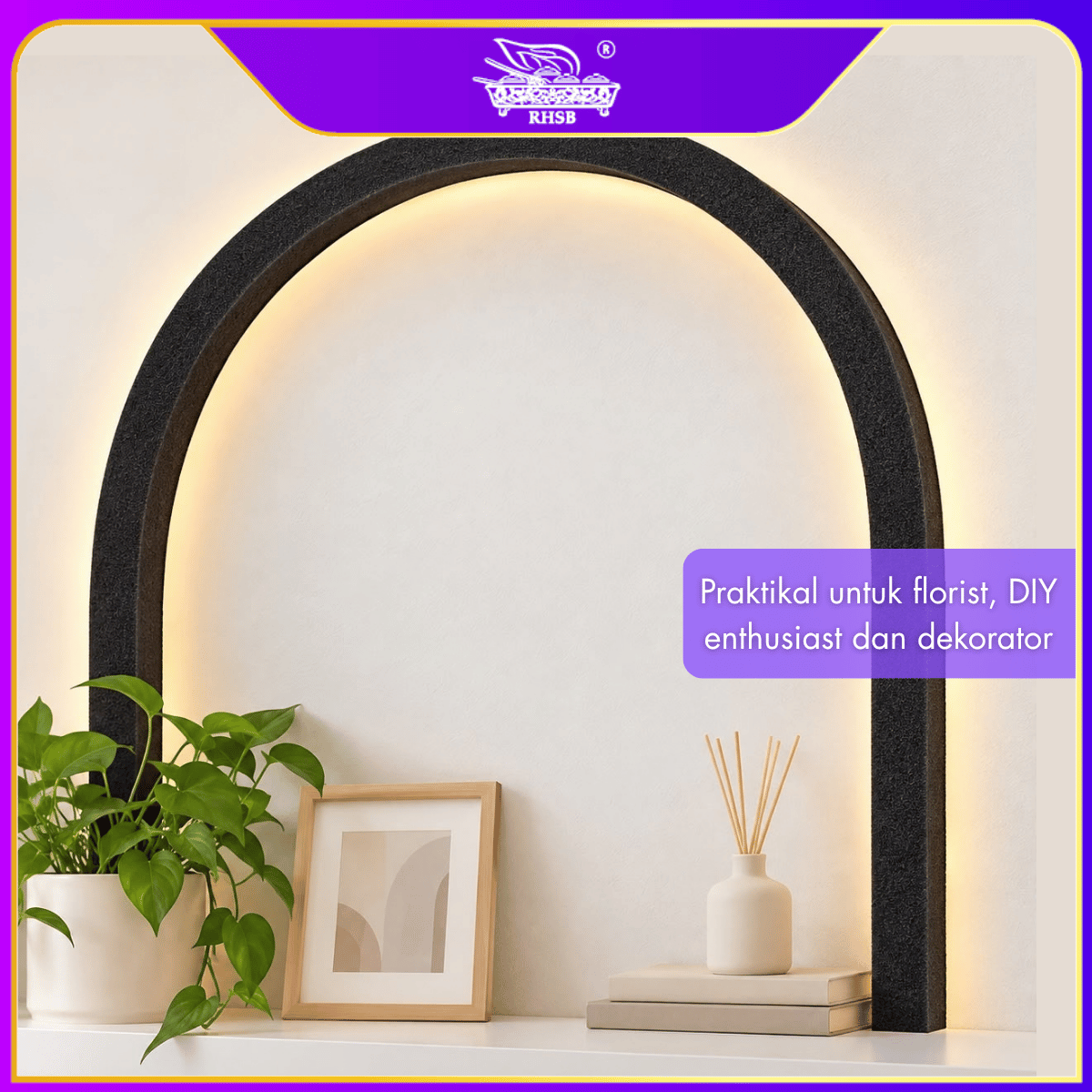 [1 PC] 2 Meter Magic Span | Span Bunga Hitam Putih | Span Bunga | Dust Free Foam | White Foam | Span Kering Tak Berhabuk | SPT-09