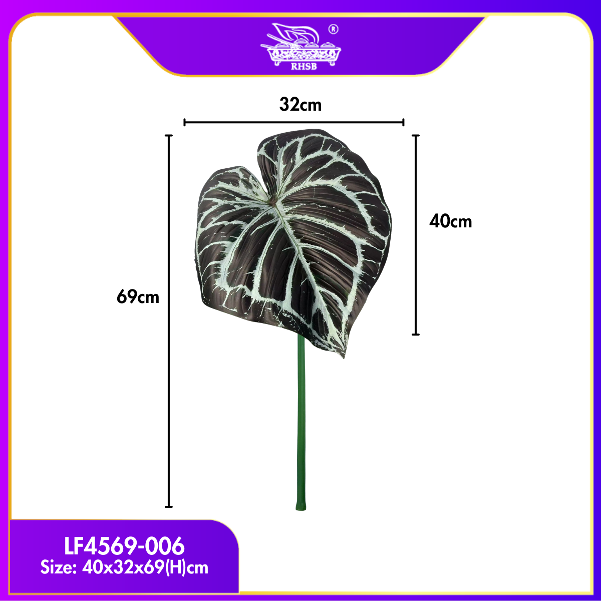 [1 PC] Premium Artificial Green Plant / Pokok Hiasan Daun Tiruan / Monstera Philodendron Fake Plant for Home Wedding Decor LF4568