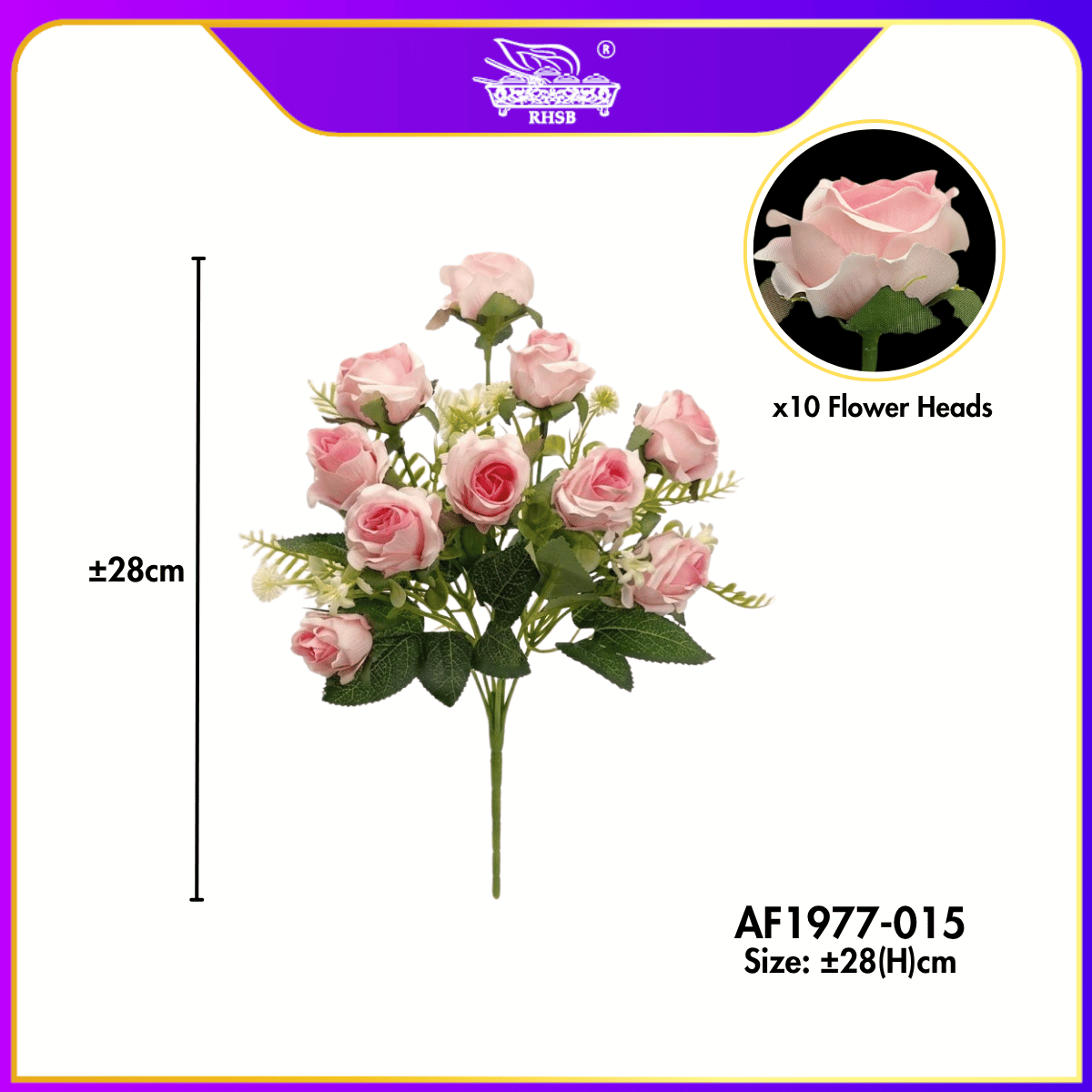 [1PC] Artificial Mini Roses | Mini Rose Bunga Mawar | Bunga Tiruan Kecil | Gubahan Hantaran Pelamin | Wedding | Doorgift | Home Decoration AF1977