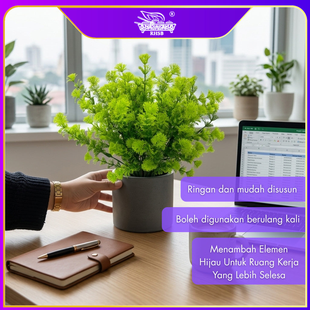 [1 PC] ARTIFICIAL FERN LEAVES /  FAKE LEAVES / HOME DECORATION /  LEAVES BOUQUET / AF1996-AF1998