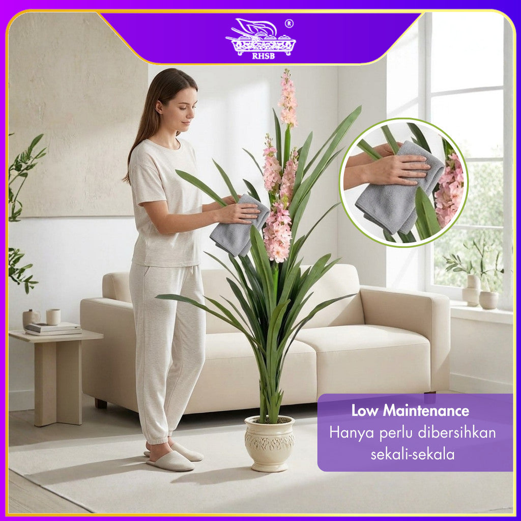 [1PC] Pokok Snapdragon Gladiolus Tiruan 170CM Viral 🌸 | Bunga Artificial Tinggi Premium | Ready Stock Hiasan Rumah Murah PLANT7336