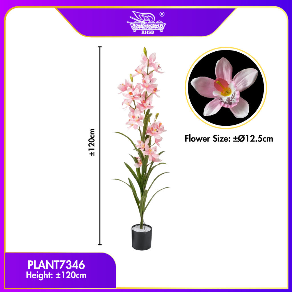 [1 PC] 170CM Artificial Orchid Plant / Pokok Orkid / Bunga Orkid Hiasan Rumah / Pokok Hiasan PLANT7335