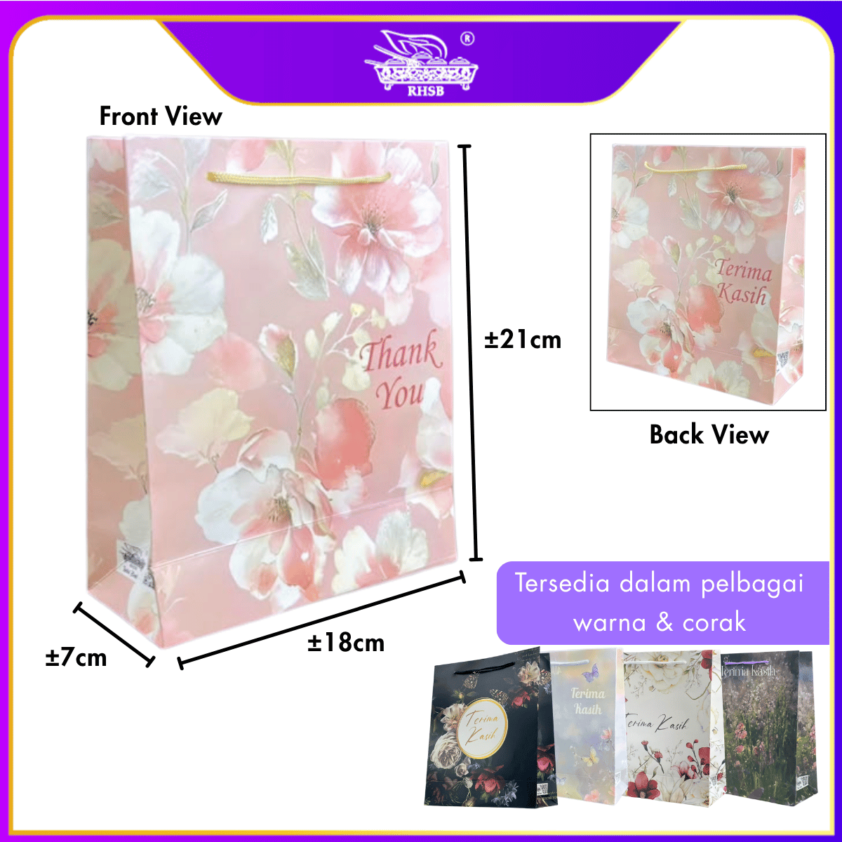 [10 PCS] XXL PAPER BAG MATTE / BAG JAMUAN / GOODIES BAG / DOORGIFT BAG / BAG MURAH / BAG JAMUAN / GOODIES BAG WEDDING GIFT
