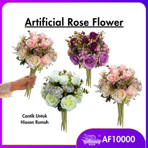 [1 PC] BUNGA TANGAN / HAND BOUQUET / BUNGA ROSE / ROSE / BUNGA HIASAN / BUNGA MURAH / ARTIFICIAL FLOWER / FLOWER AF10000