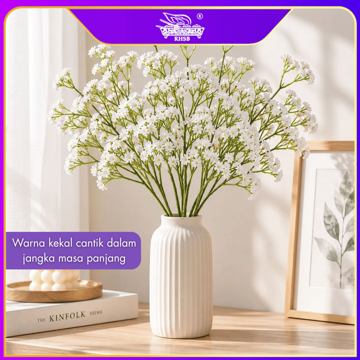 [1 PC] ARITFICIAL BABY BREATH / HAND BOUQUET / BUNGA BABY BREATH / BUNGA HIASAN / ARTIFICIAL FLOWER / FLOWER AF1966