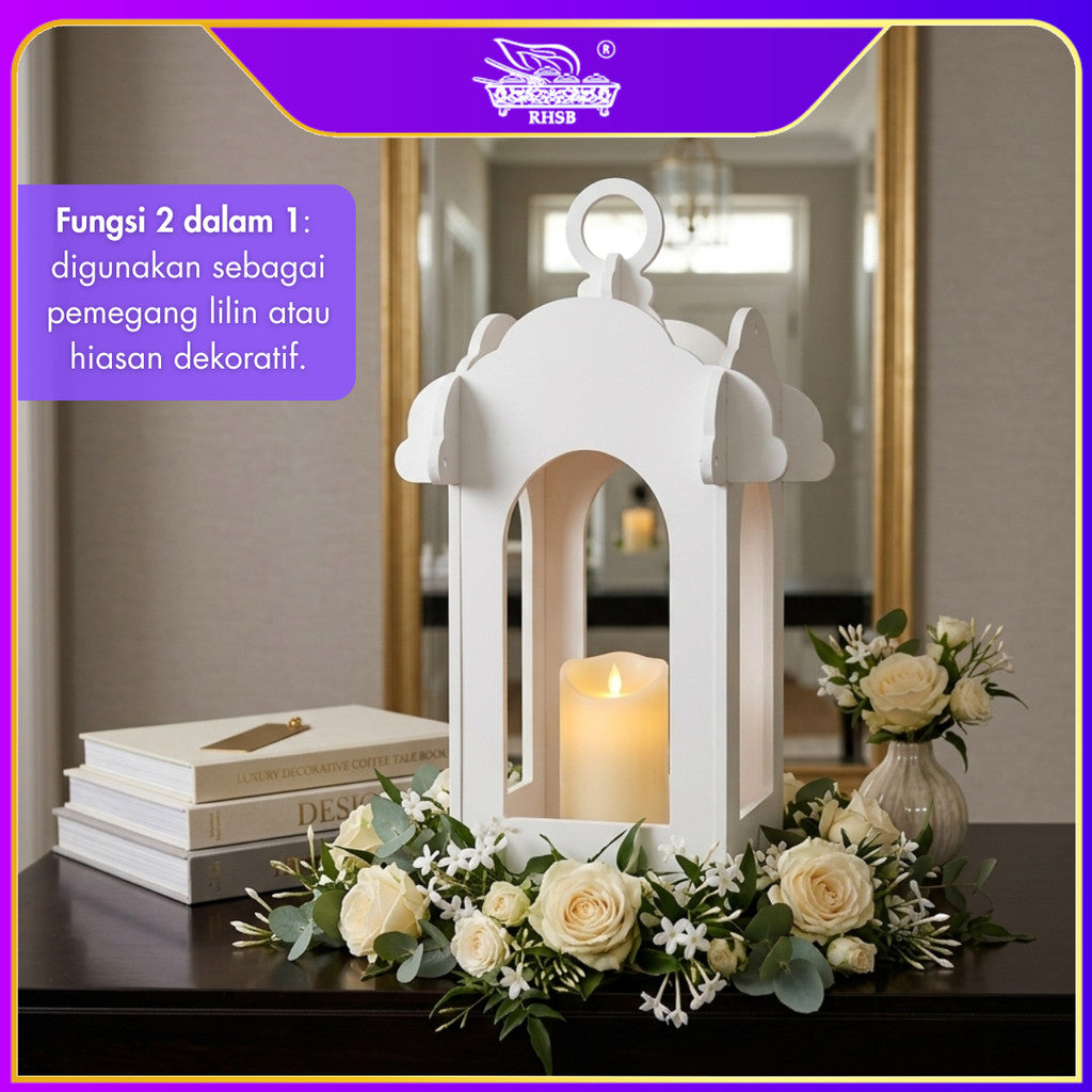 [1 PC] CANDLE STAND LANTERN | HOME OFFICE WEDDING DECORATION CS-85